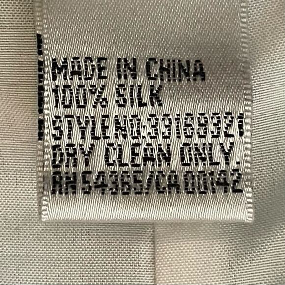 Peter Nygard White Teal Floral 100% Silk Cottage Vintage Skirt NWOT Size 10 - Picture 8 of 11